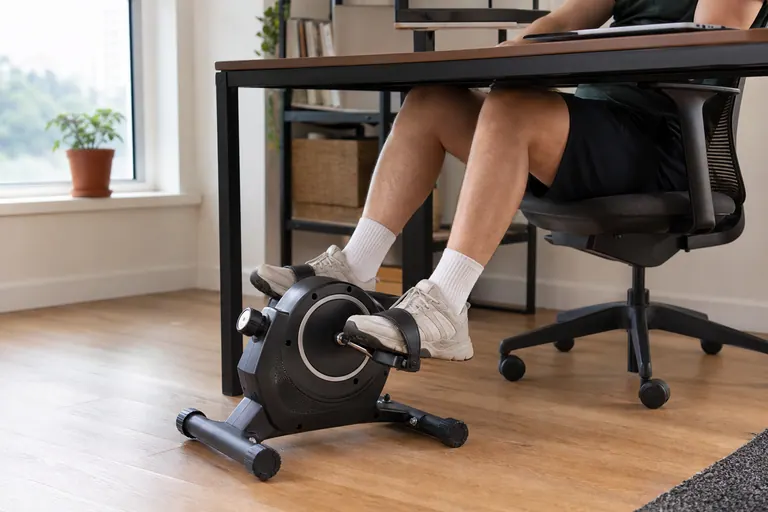 DeskCycle Under Desk Bike home fitness gear scene