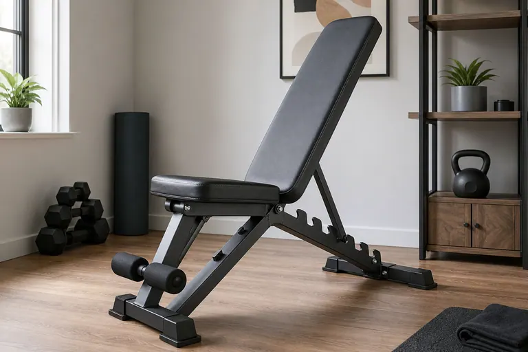 Flybird Adjustable Weight Bench home fitness gear scene