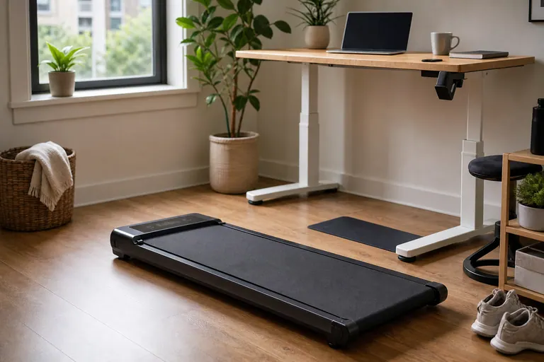 GoYouth Under Desk Treadmill home fitness gear scene