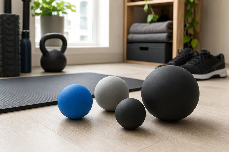 Lacrosse Massage Ball Set home fitness gear scene