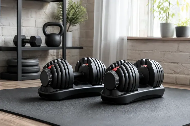 NordicTrack Select-a-Weight Dumbbells home fitness gear thumbnail