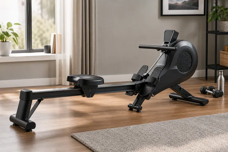 Sunny Magnetic Rowing Machine home fitness gear scene