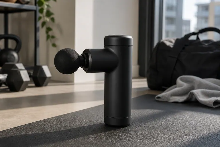 Theragun Mini Massage Gun home fitness gear scene