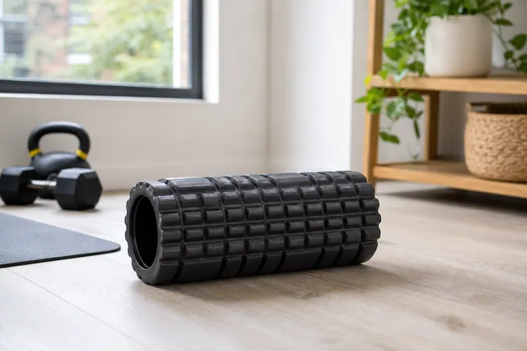 TriggerPoint GRID Foam Roller home fitness gear scene